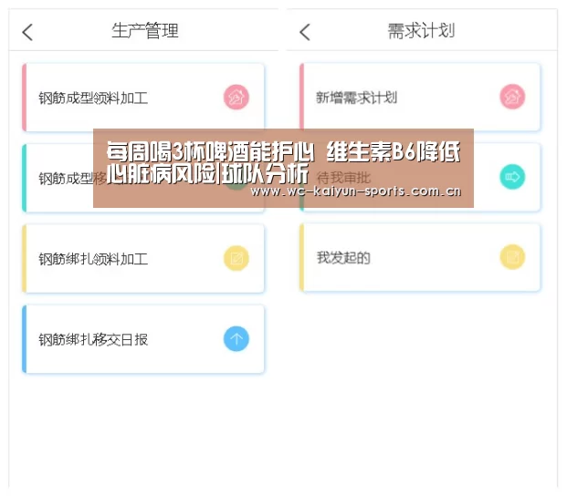 每周喝3杯啤酒能护心 维生素B6降低心脏病风险|球队分析(图2) 球队分析